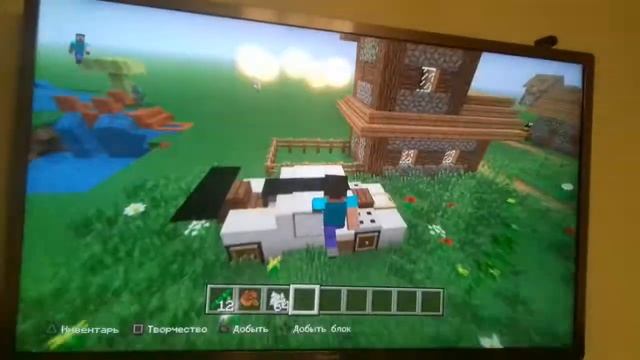 Сделал в MINECRAFTE на PS4.Гоночную машину без модов и команд смотреть онлайн
