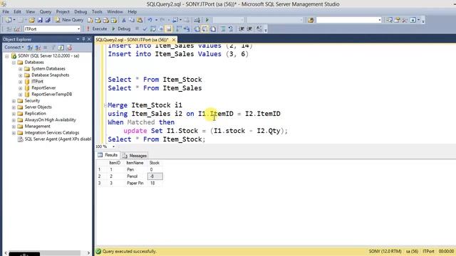 Merge in SQL Server смотреть онлайн