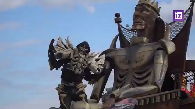 Мотоклуб Ночные Волки организовали открытие Мотосезона-2022 в Москве (Репортаж "Известий"). смотреть онлайн