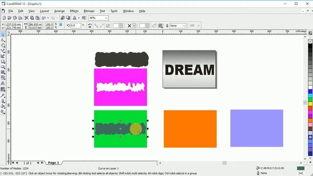 Paper cutout text effect || CorelDraw смотреть онлайн
