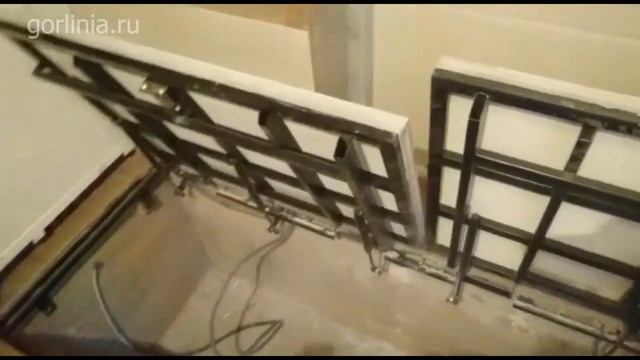 3-х дверный люк в подвал 2910*750 на заказ АМО Дива смотреть онлайн