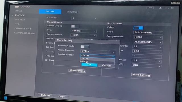 DAHUA - ENABLE AUDIO DVR NEW INTERFACE FOR BUILT IN MICROPHONE CVI CAMERA смотреть онлайн