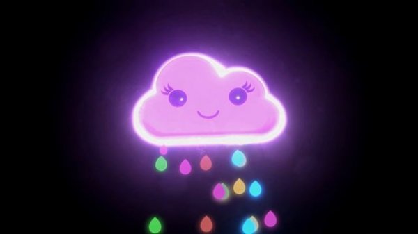 Hey Bear Sensory - Rainbow Dance Party! - Fun Video with colourful animation and music!