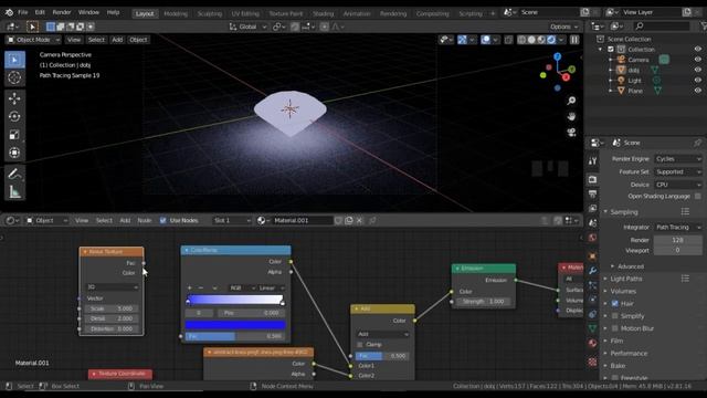 Blender Cycles Emission Timelapse смотреть онлайн