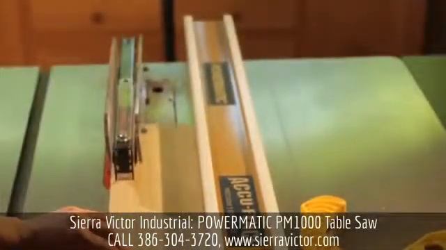 Sierra Victor Machinery: POWERMATIC PM1000 Table Saw смотреть онлайн