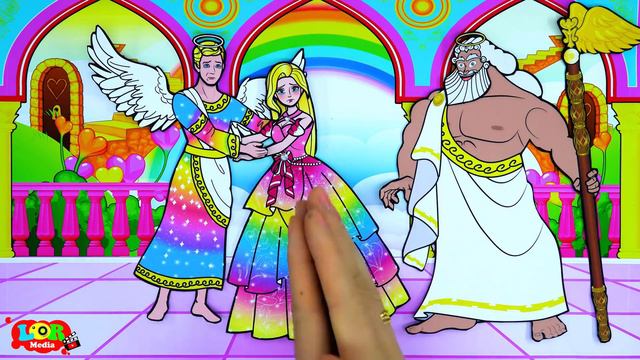 Cartoon - Paper Diy POOR Rapunzel Wife Miss Husband - Rapunzel Compilation 놀이 종이