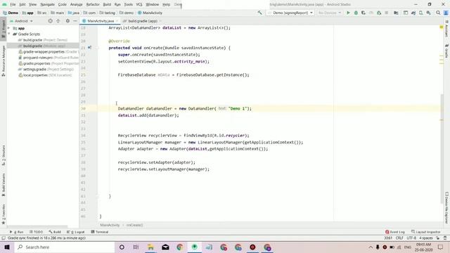 Showing Online Data From Firebase Database In RecyclerVew Hindi | Basic android part-4 смотреть онлайн
