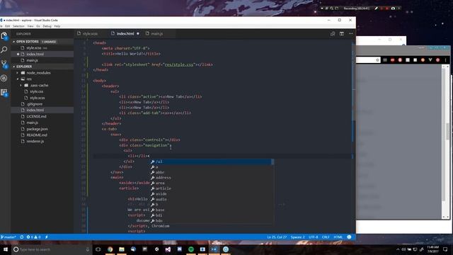 [Speed Programming] Electron File Explorer - Part 1 UI смотреть онлайн