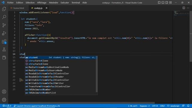 Apprendre JavaScript - La POO (Objet /Constructeur) смотреть онлайн