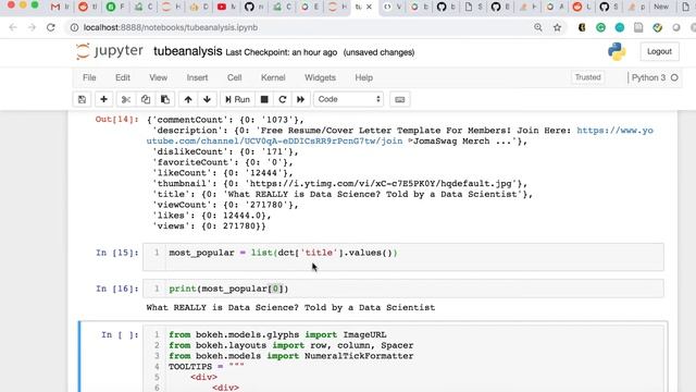 Analyzing YouTube Data - 5 смотреть онлайн