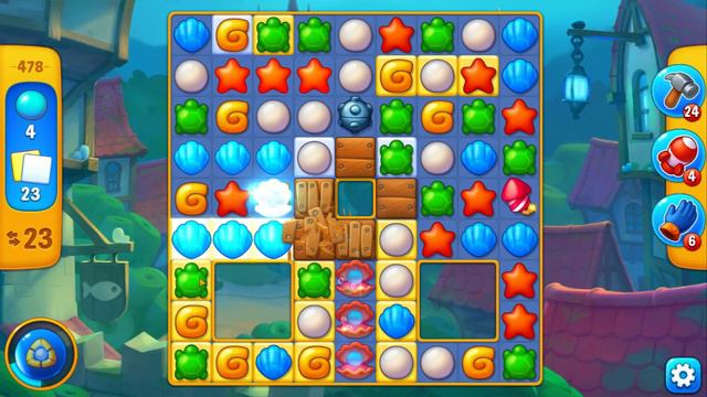 Fishdom level 478 смотреть онлайн