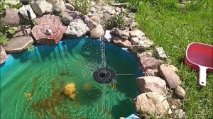 Фонтан на солнечной батарее.