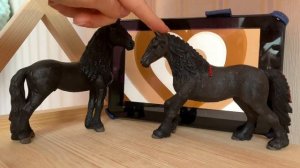 Обзор на всех моих лошадей щляйх/ Schleich (+описание)