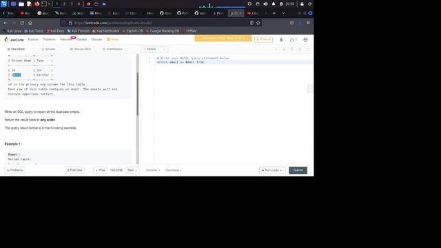 Duplicate Emails (Leetcode SQL) in Telugu смотреть онлайн
