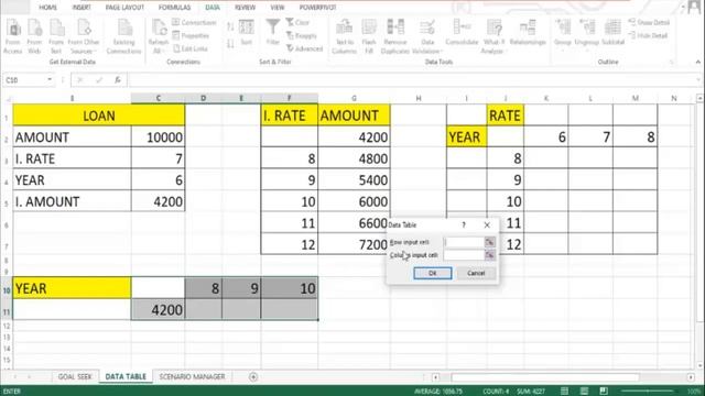 What if analysis scenario manager, Data table, Goal Seek in excel in Bengali смотреть онлайн