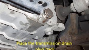 How To Replace 2003, 2004, 2005 & 2006 Mitsubishi Outlander Automatic Transmission Fluid