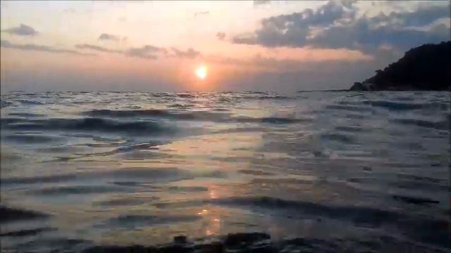 Море на закате ... Релакс для души и тела. п.Вардане. 2019 год. смотреть онлайн