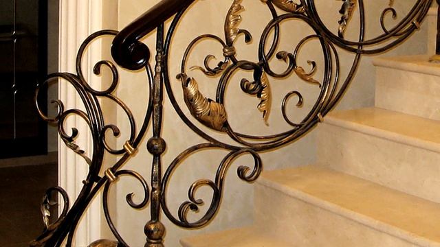 Перила 44 Изготовление кованых перил для лестниц в Днепропетровске в Днепре смотреть онлайн