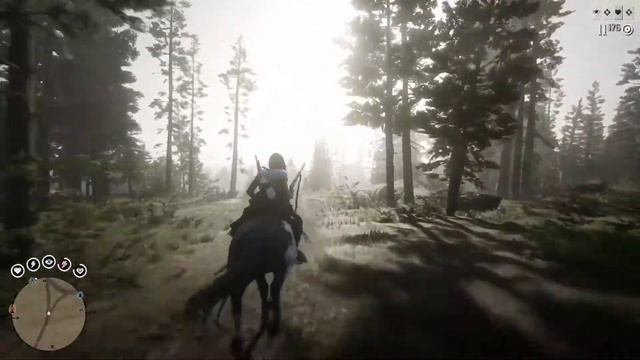 RDR 2 online: легендарный олень Первый Снег смотреть онлайн