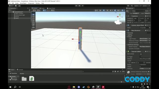 Как работать со сценой и создавать объекты в Unity 3D смотреть онлайн