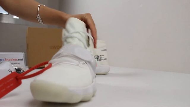 OFF WHITE Nike React Hyperdunk 2017 Unboxing Review смотреть онлайн