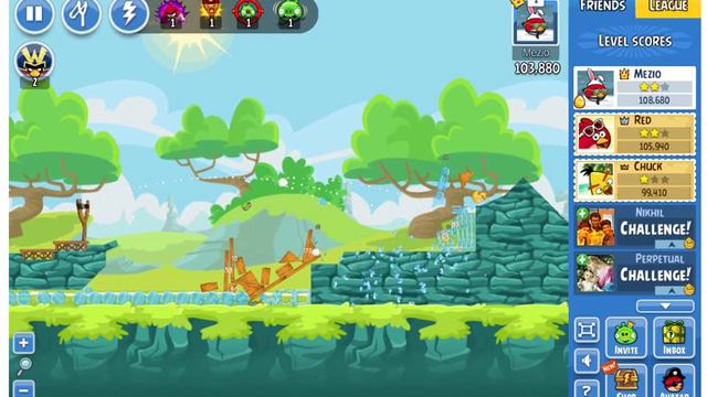 Angry Birds Friends Tournament Week 192 Level 5 NO POWER UP HighScore смотреть онлайн