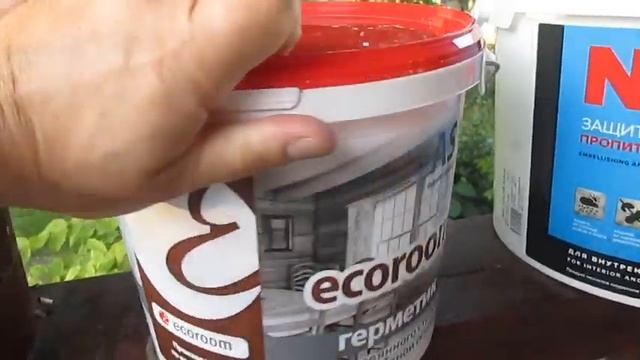 Герметик для деревянных срубов Ecoroom смотреть онлайн