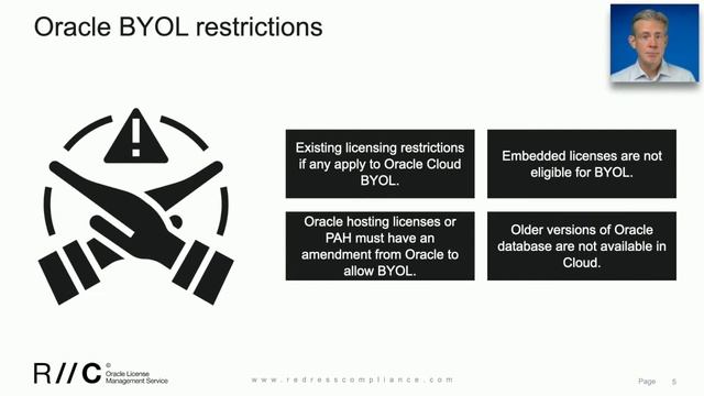 Oracle BYOL licensing restrictions to pay attention to смотреть онлайн