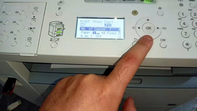 كيفية طباعة الملفات المخزنة في ذاكرة فلاش مباشرة على طابعة كانون IR1133 смотреть онлайн