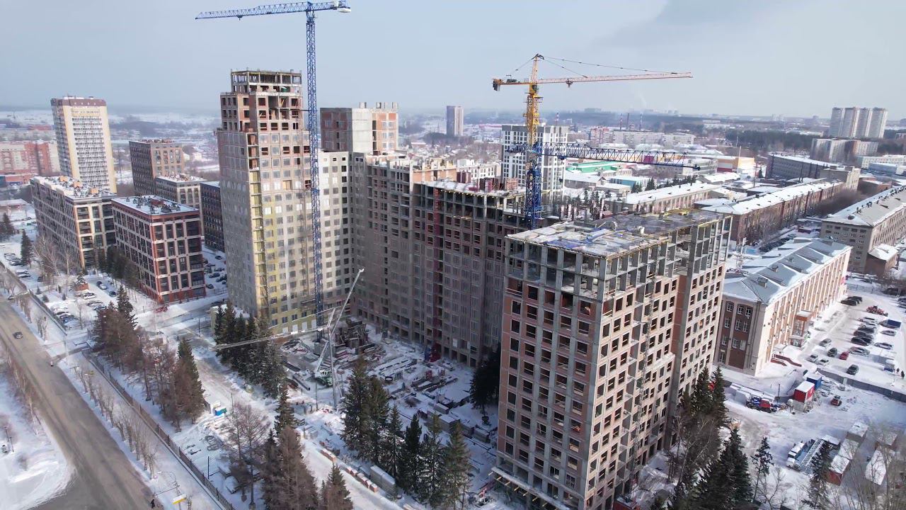 Дом "Нобель" - Ход строительства Февраль 2022 смотреть онлайн