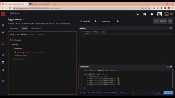 JavaScript Codewars Multiply / Решение задачи с объяснением / Как решить Multiply Kata