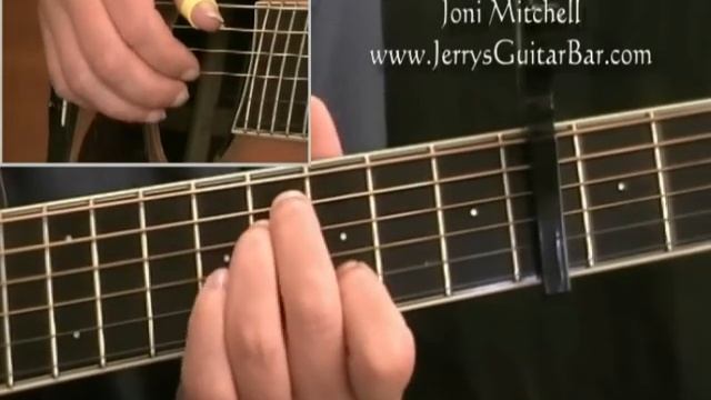 How To Play Joni Mitchell The Circle Game (intro only) смотреть онлайн