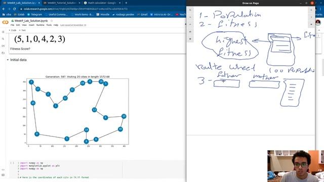Genetic Algorithm for Travelling Salesman Problem (TSP) смотреть онлайн