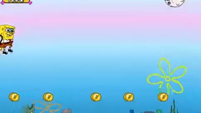 Бесплатные игры онлайн Веселье под водой, Спанч Боб игра для детей смотреть онлайн