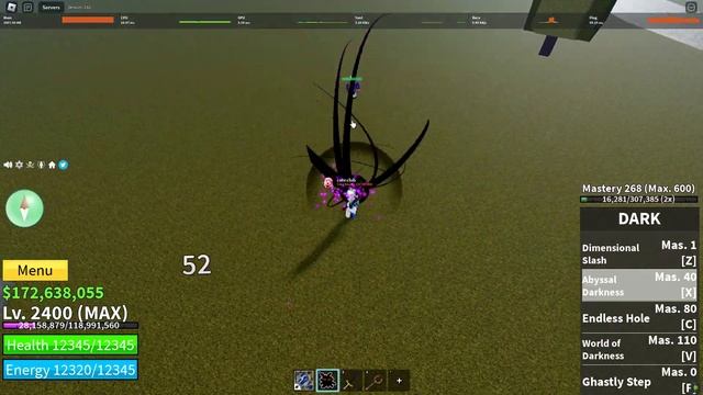 Roblox Blox fruits Combo GOD HUMAN + DARK + DARK BLADE смотреть онлайн