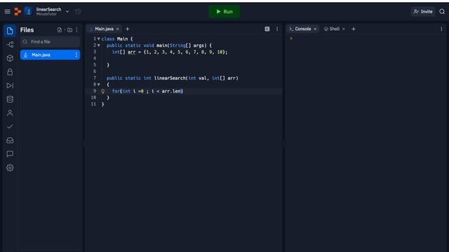 Linear Search Tutorial (JAVA) смотреть онлайн