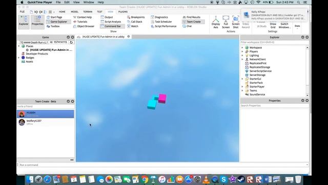 [How-To] use team create on ROBLOX Studio смотреть онлайн