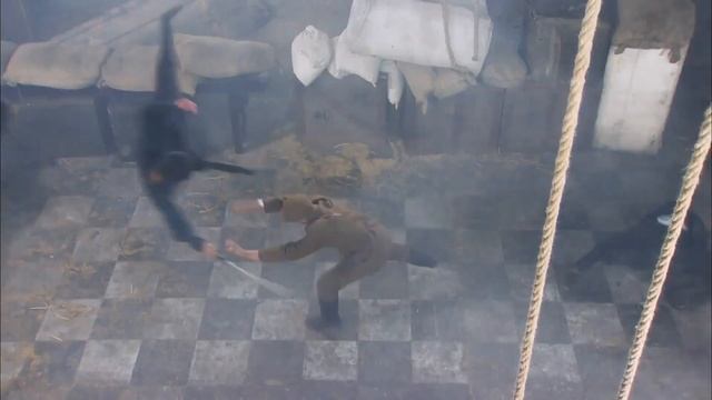 Female officer caught samurai's sword bare hand and started to fight back! смотреть онлайн