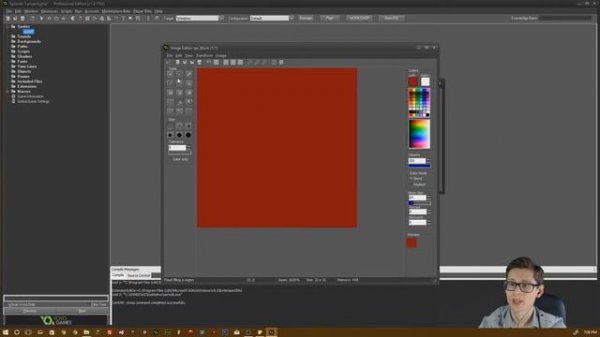Game Maker Tutorials. Make a basic platformer with drag and drop. Ep1