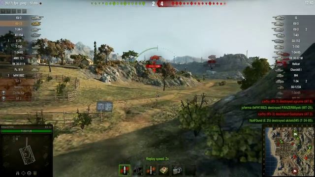 World of Tanks on Lenovo G510 (i3-4000M and Radeon HD 8750M) смотреть онлайн