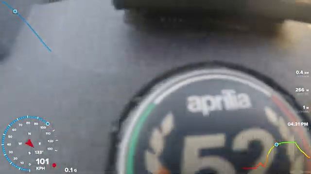 Aprilia SR50R Top Speed & Acceleration Stage6 70cc StreetRace 12.000RPM 100+ kmh GPS смотреть онлайн