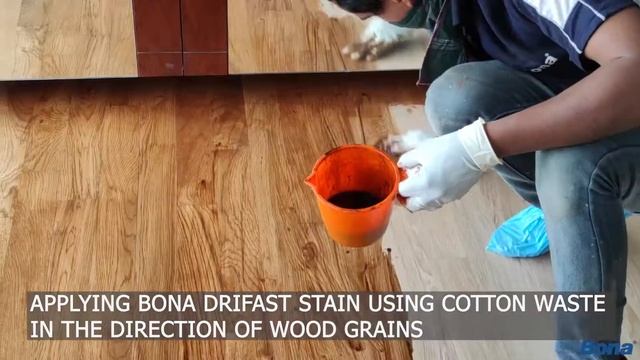 How to Apply Stain on Wooden Floor | Bona Drifast Stain | Bona in India смотреть онлайн