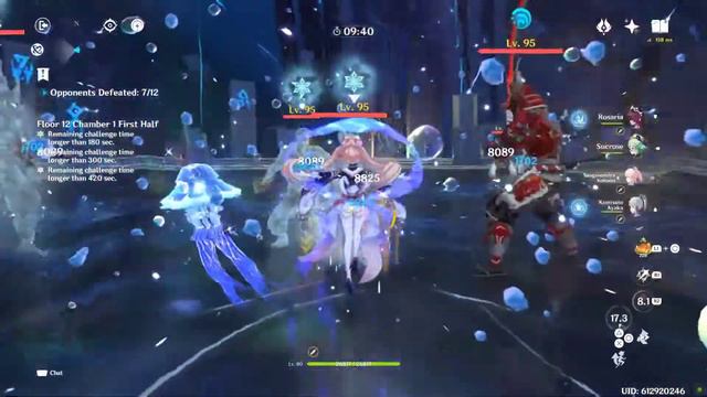 F2P Ayaka, Sucrose, Rosaria, Kokomi смотреть онлайн