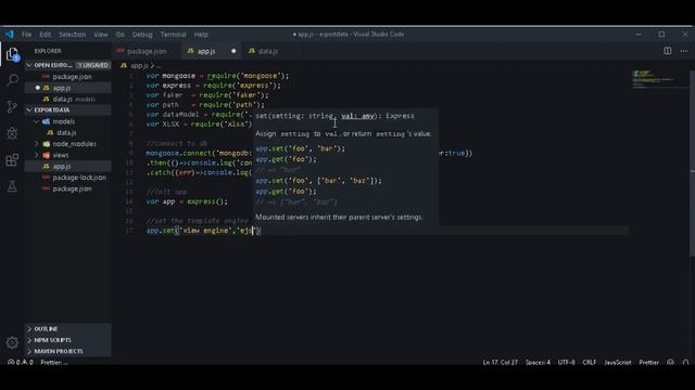Export NoSql(MongoDB) Data to MS-Excel In Node.js. смотреть онлайн