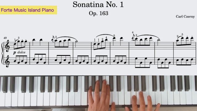 [Czerny Op.163 No.1 Sonatina]#piano смотреть онлайн