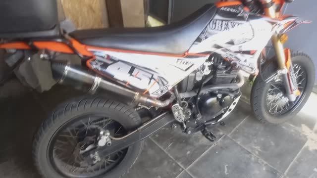 балтмоторс/ baltmotors motard 200dd, замена глушителя смотреть онлайн