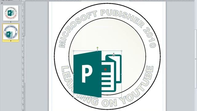 Microsoft Publisher Designing Logo смотреть онлайн