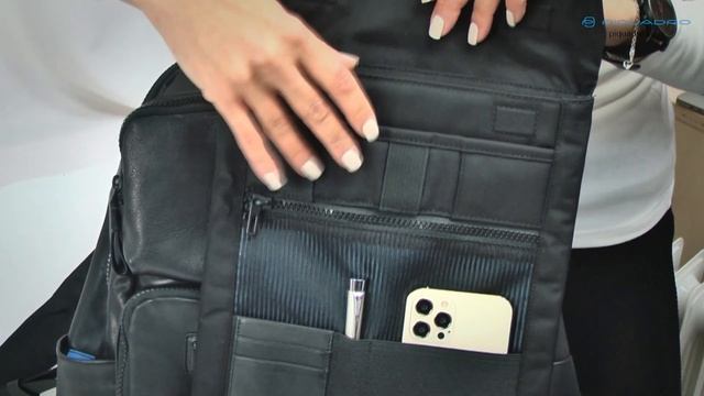 Огляд рюкзака для ноутбука Piquadro Harper (AP) CA3349AP смотреть онлайн