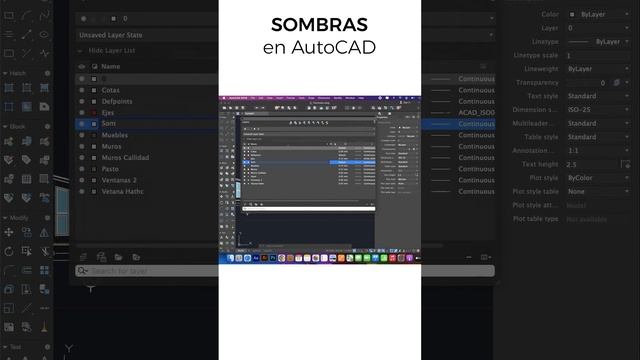 ¿Cómo colocar SOMBRAS a fachadas en AutoCAD? смотреть онлайн