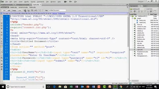 PHP with MySQL Database Change Password смотреть онлайн